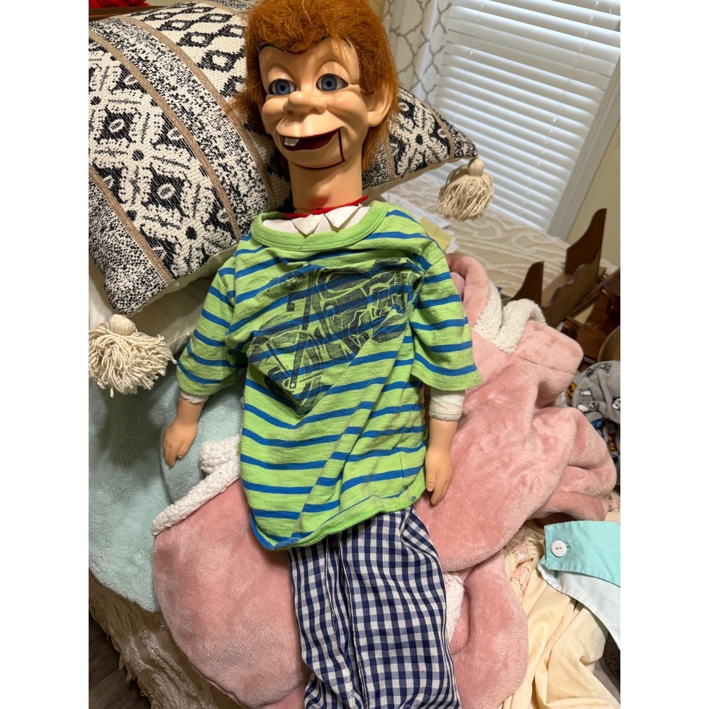 Mortimer Snerd Ventriloquist Dummy Doll 30 Inch Classic Edgar Bergen Character
